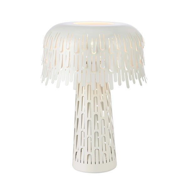 Veioză albă cu abajur din metal (înălțime 38 cm) Verbera – Markslöjd