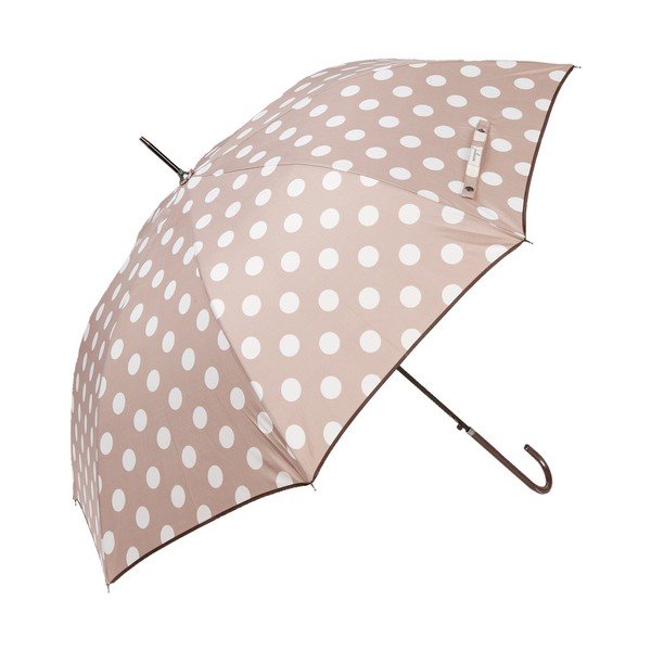 Umbrelă Ambiance Beige Dots, ⌀ 98 cm