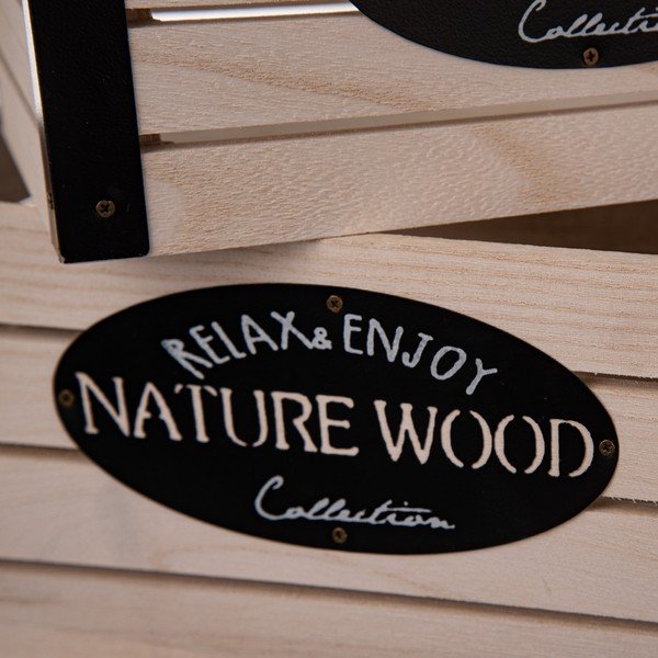 Cutie de depozitare din lemn Rustic – Orion