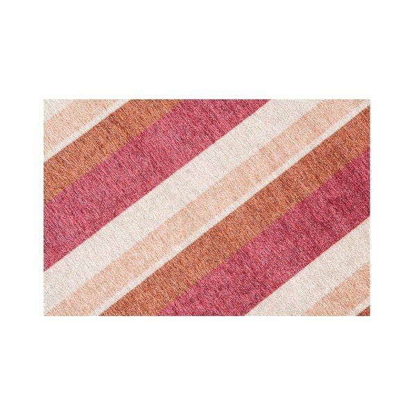 Covor Floorita City Loft Stripes, 80 x 130 cm, roșu-portocaliu-image-3