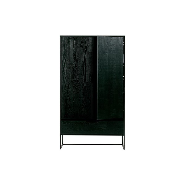 Dulap negru din lemn de frasin 85x149 cm Silas – WOOOD-image-2