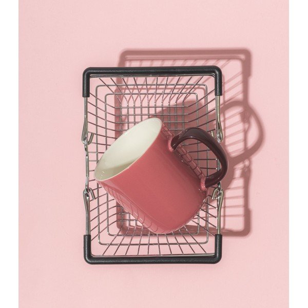 Cană roz new bone china 370 ml Mae – ONA-image-1