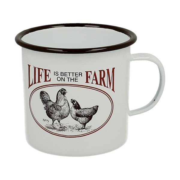 Cană smălțuită Duo Gift Farm Life