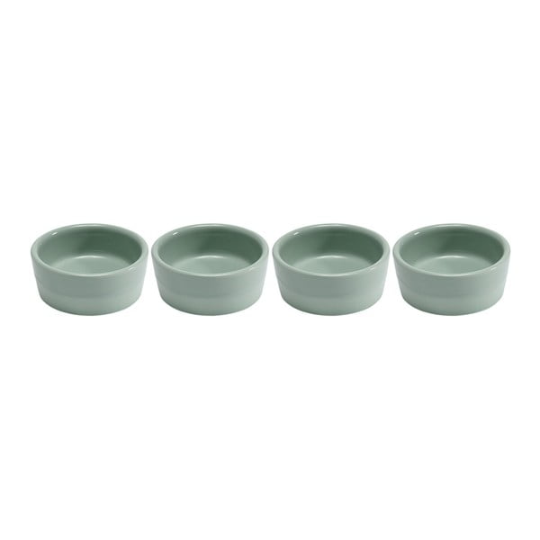 Set 4 boluri din ceramică Ladelle Dipped, Ø 6 cm, verde pastel