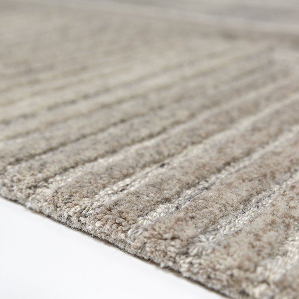 Covor grej țesut manual din lână 140x200 cm Lira  – Flair Rugs-image-2