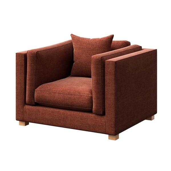 Fotoliu cărămiziu de relaxare Pomo – Ame Yens-image-2