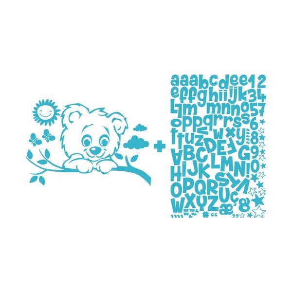 Set autocolante cu litere Ambiance Teddy-image-2
