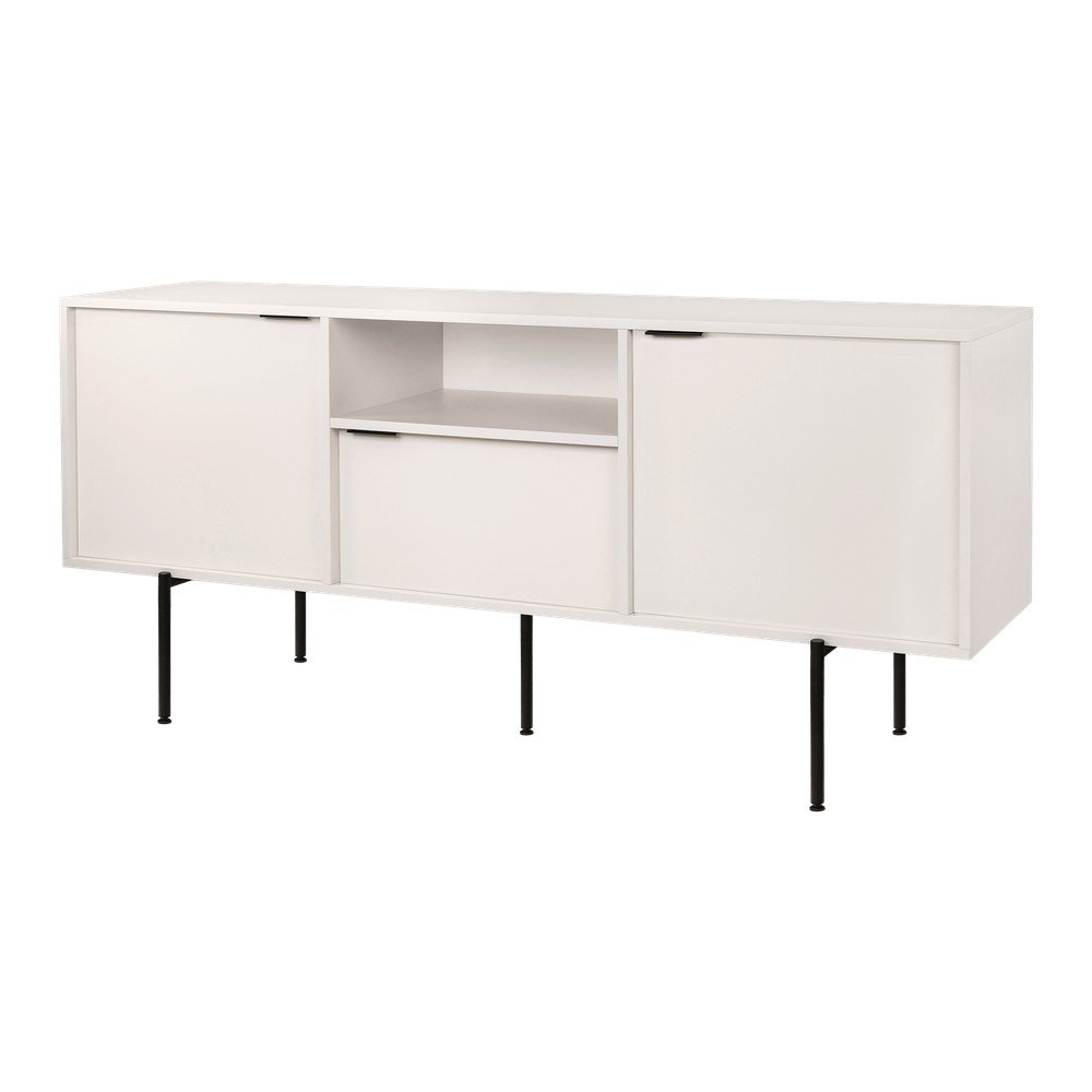 Comodă TV grej 180x79x50 cm Bau – noo.ma