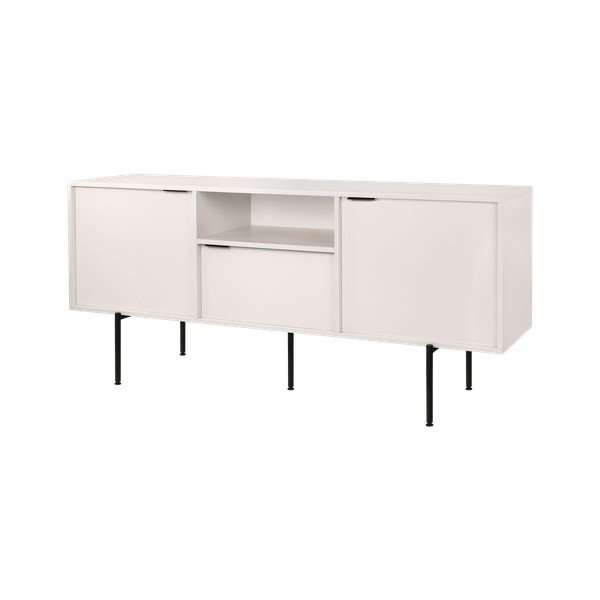 Comodă TV grej 180x79x50 cm Bau – noo.ma