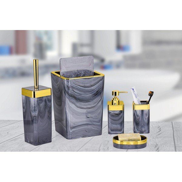Set de accesorii de baie gri – Oyo Concept-image-1