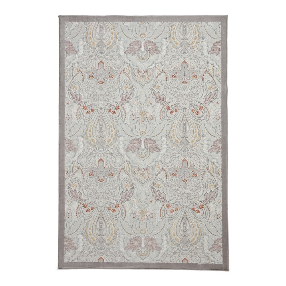 Covor fildeș 120x170 cm Damask Pearl – Think Rugs
