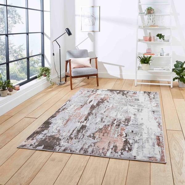 Covor roz/gri deschis 200x290 cm Apollo – Think Rugs-image-1