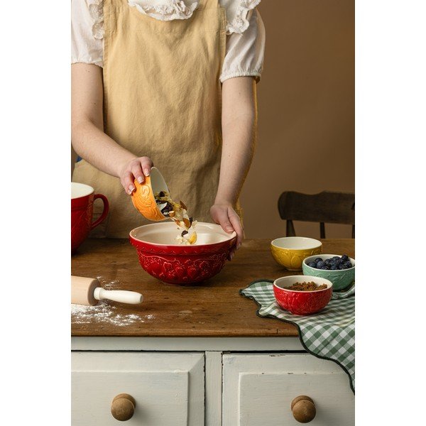 Bol roșu din gresie ø 21 cm Fruits Strawberry – Mason Cash-image-4