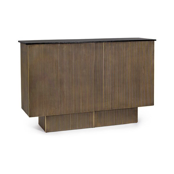 Insulă de bucătărie cu blat din lemn de mango 40x160 cm Virat – Bizzotto