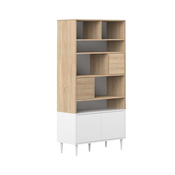 Bibliotecă cu aspect de lemn de stejar TemaHome Horizon-image-4