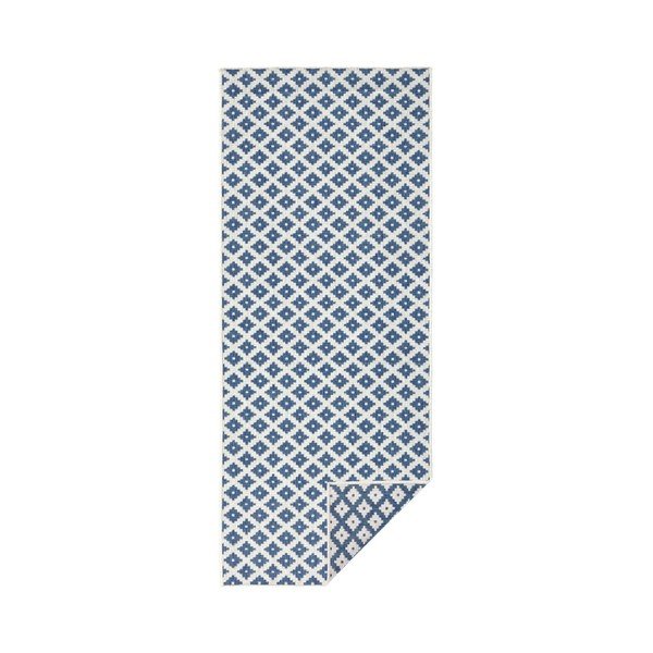 Covor reversibil Bougari Nizza, 80 x 150 cm, albastru deschis -image-1