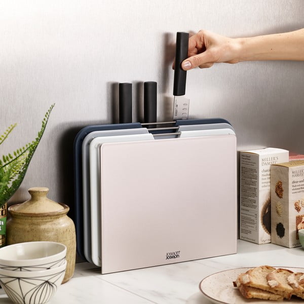 Set 3 tocătoare și cuțite cu suport Joseph Joseph Nest Plus-image-4