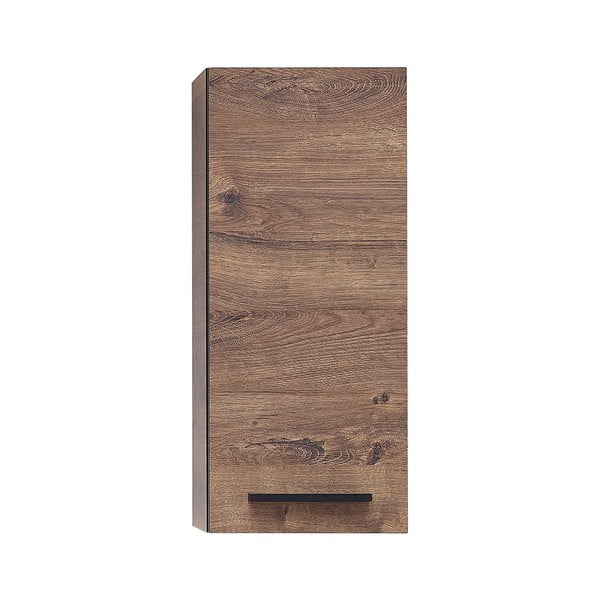 Dulap de baie suspendat cu aspect de lemn de stejar 30x70 cm Set 374 - Pelipal
