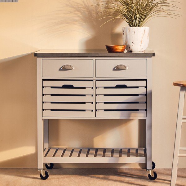 Măsuță de servire cu roți 46x86 cm Frankfurt – Premier Housewares-image-3