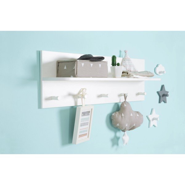 Cuier pentru copii alb de perete  Dreamworld 3 – Roba-image-2