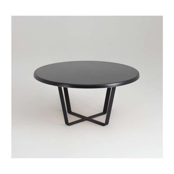 Măsuță de cafea Custom Form Mapple, Ø 80 cm, negru -image-2