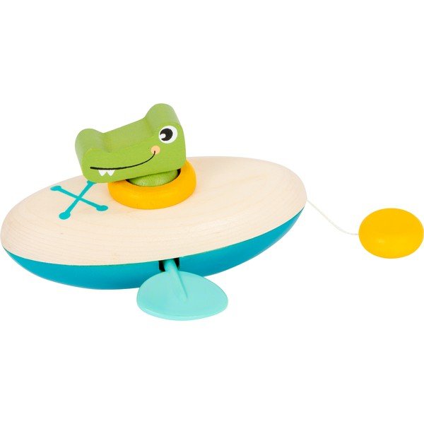 Jucărie pentru apă din lemn pentru copii Legler Crocodile-image-2