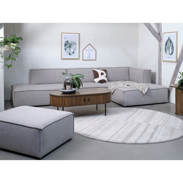 Măsuță de cafea în culoare naturală cu aspect de lemn de stejar 60x120 cm Nola – Unique Furniture-image-4