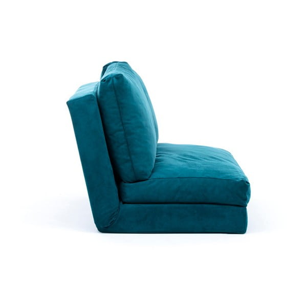 Canapea în culoarea petrolului extensibilă 120 cm Taida – Balcab Home-image-1