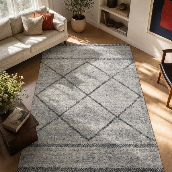 Covor Universal Kasbah Gris, 80 x 150 cm, gri-image-4