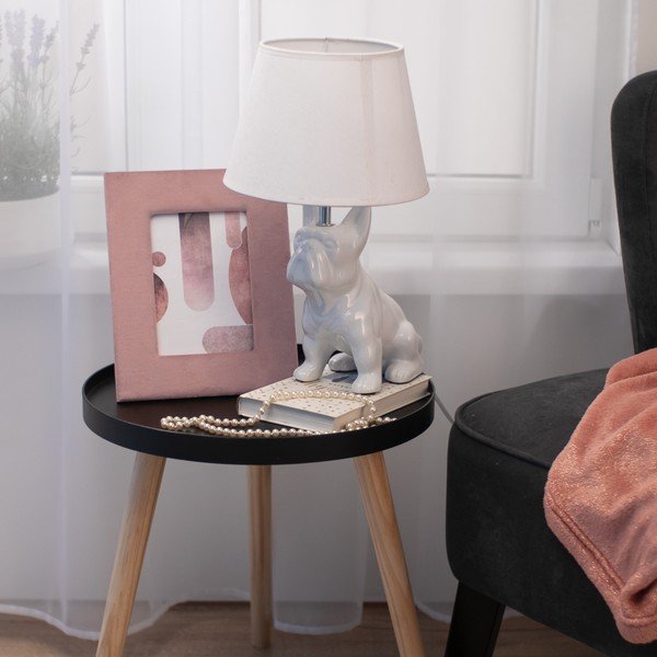 Ramă foto roz cu picior de susținere din plastic 21x26 cm Velvo – Restilo-image-1