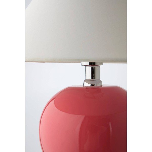 Veioză roz/crem din ceramică (înălțime 29 cm) Karamell – Jotex-image-3