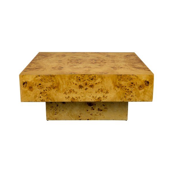 Măsuță de cafea în culoare naturală cu aspect de lemn de nuc 90x90 cm Quinn – Dutchbone