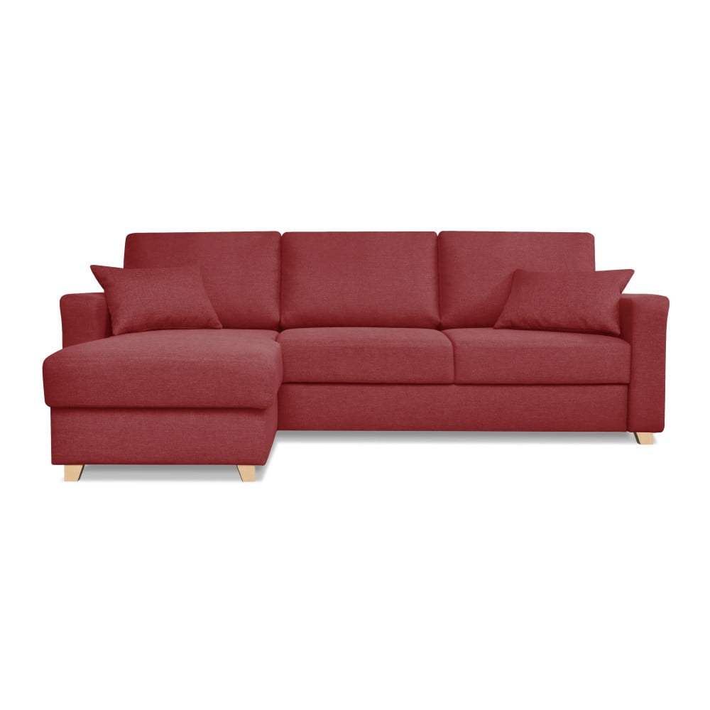 Canapea extensibilă Cosmopolitan design Nice, roșu