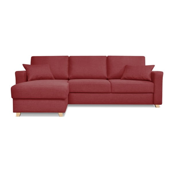 Canapea extensibilă Cosmopolitan design Nice, roșu