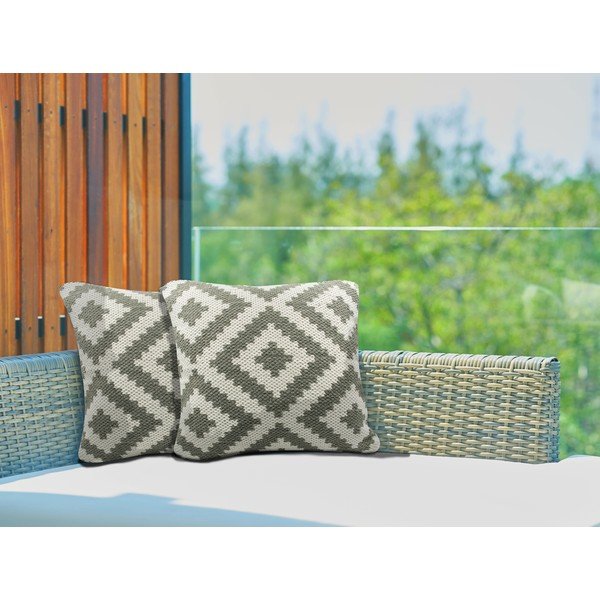 Pernă pentru exterior din plastic reciclat Green Decore Ava, 45 x 45 cm-image-3