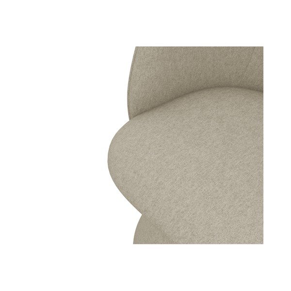 Scaun de sufragerie bej tapițat Maia – Makamii-image-4