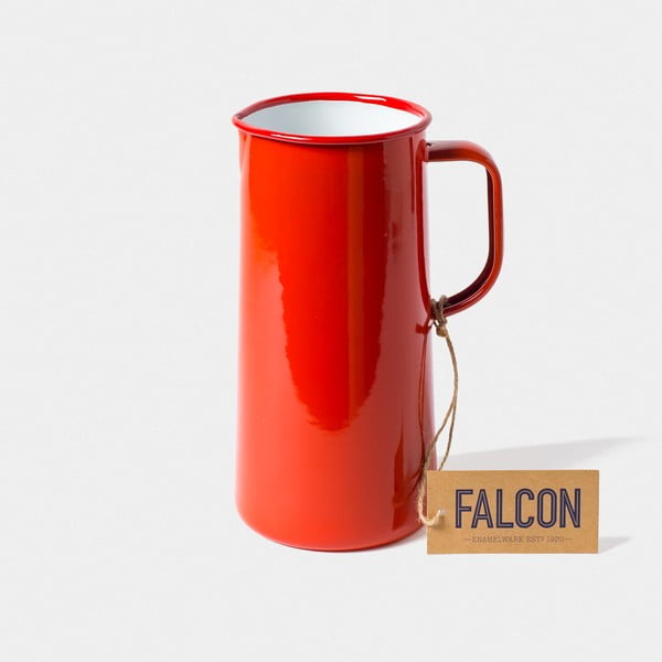Ulcior smălțuit Falcon Enamelware TriplePint, 1,704 l, roșu