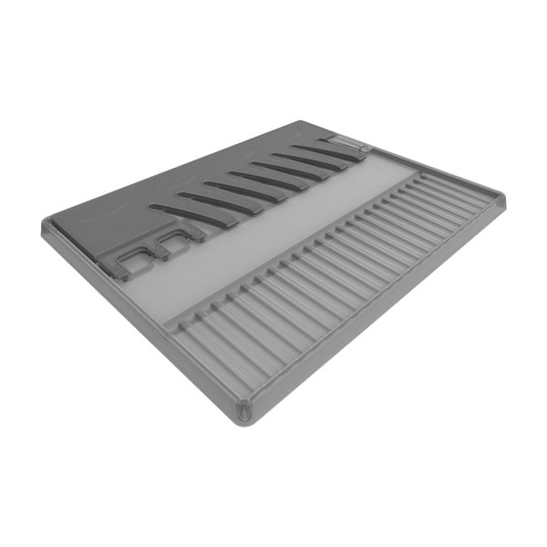 Scurgător de vase pliabil gri închis Space - Rotho-image-2