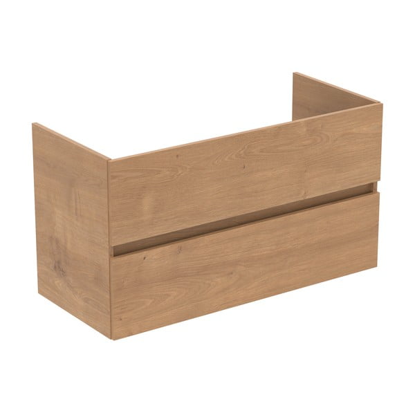 Dulap sub chiuvetă în culoare naturală suspendat cu aspect de lemn de stejar 100x55 cm Eurovit+ – Ideal Standard-image-2