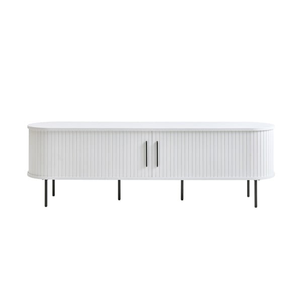 Comodă TV albă 180x56x45 cm Nola – Unique Furniture
