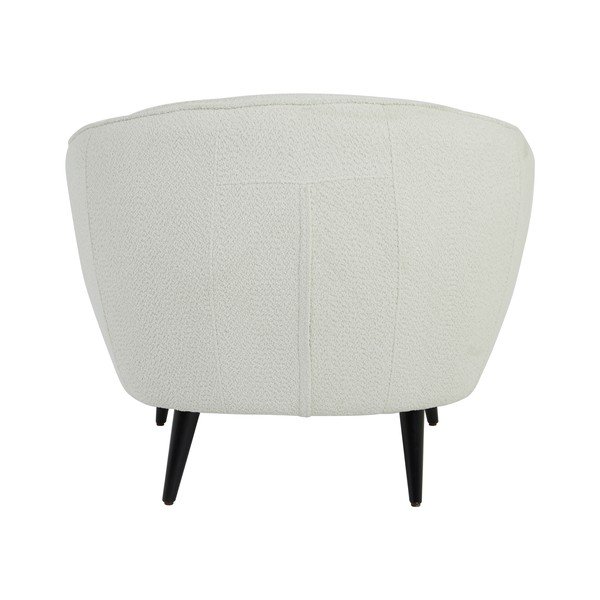 Fotoliu alb cu tapițerie din țesătură bouclé Almond – Light & Living-image-4