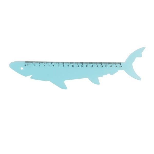 Riglă din plastic Rex London Shark