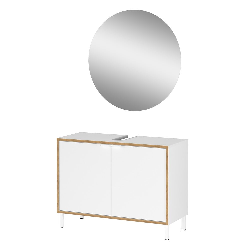 Set mobilă de baie alb Topeka – Germania