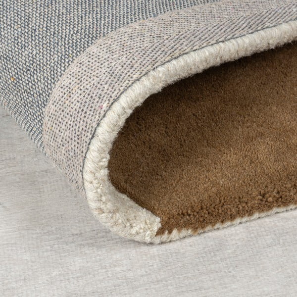Covor maro-bej țesut manual din lână 200x290 cm Glow – Flair Rugs-image-4