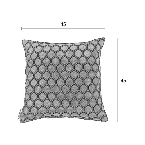 Pernă cu umplutură Zuiver Monty, 45 x 45 cm, albastru-image-1