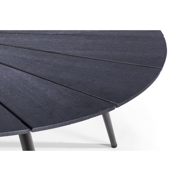 Masă de grădină cu blat din artwood și gresie Bonami Selection Marienlist, 115 x 190 cm, negru-image-2