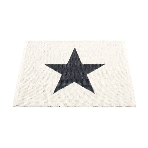 Covor pentru exterior și interior alb-negru 70x90 cm Viggo Black – Pappelina-image-1