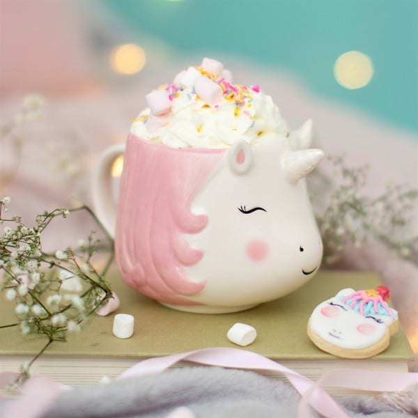 Cană Sass & Belle Rainbow Unicorn Mug-image-1