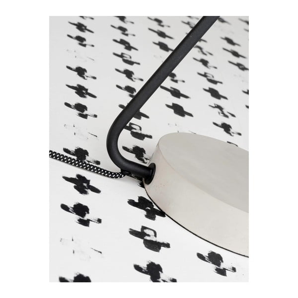 Veioză neagră/gri cu abajur din metal (înălțime 57 cm) Madrid – it's about RoMi-image-1