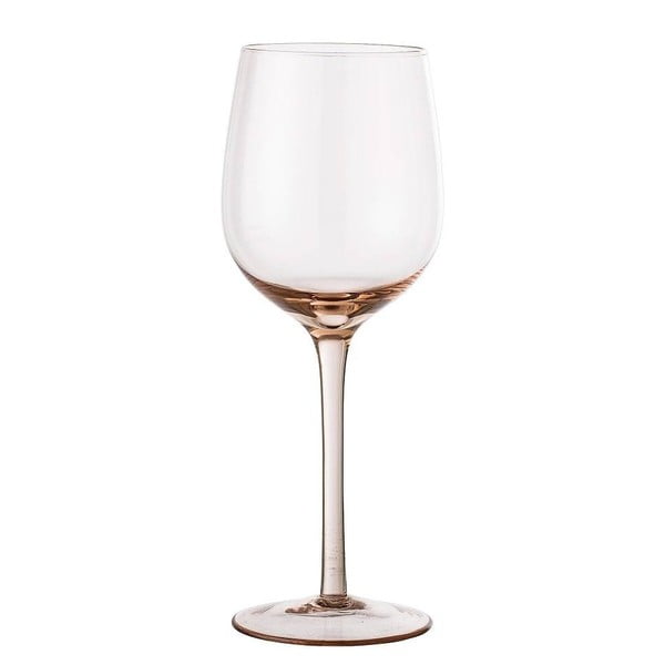 Pahar na víno Bloomingville Wine Glass, roz deschis